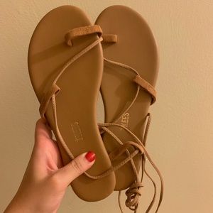 TKEES lace up sandals